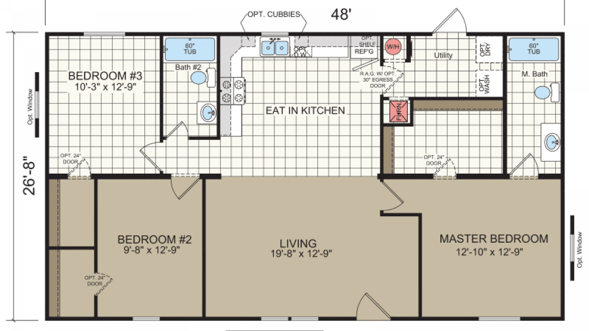 How to Read and Understand Mobile Home Floor Plans | MHVillage