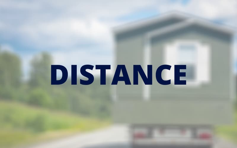 Moving a mobile home long distance